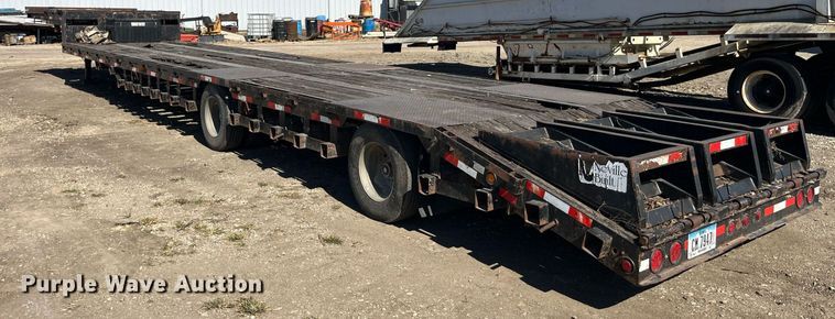 image for item EH2875 2002 Neville Built drop deck equipment trailer