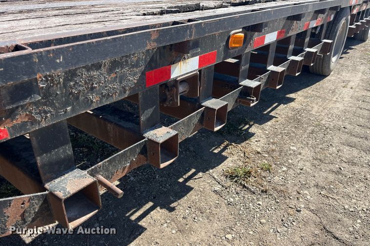 image for item EH2875 2002 Neville Built drop deck equipment trailer