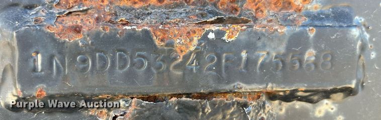 image for item EH2875 2002 Neville Built drop deck equipment trailer