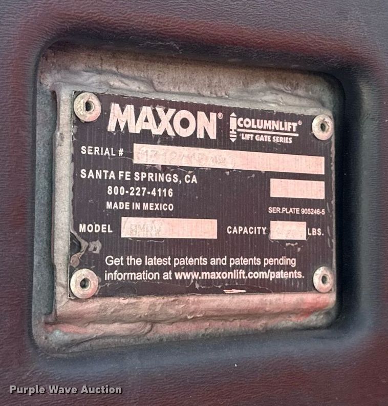 image for item EI4053 2008 Utility  refrigerated van trailer