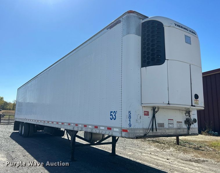 image for item EJ5019 2008 Great Dane refrigerated van trailer