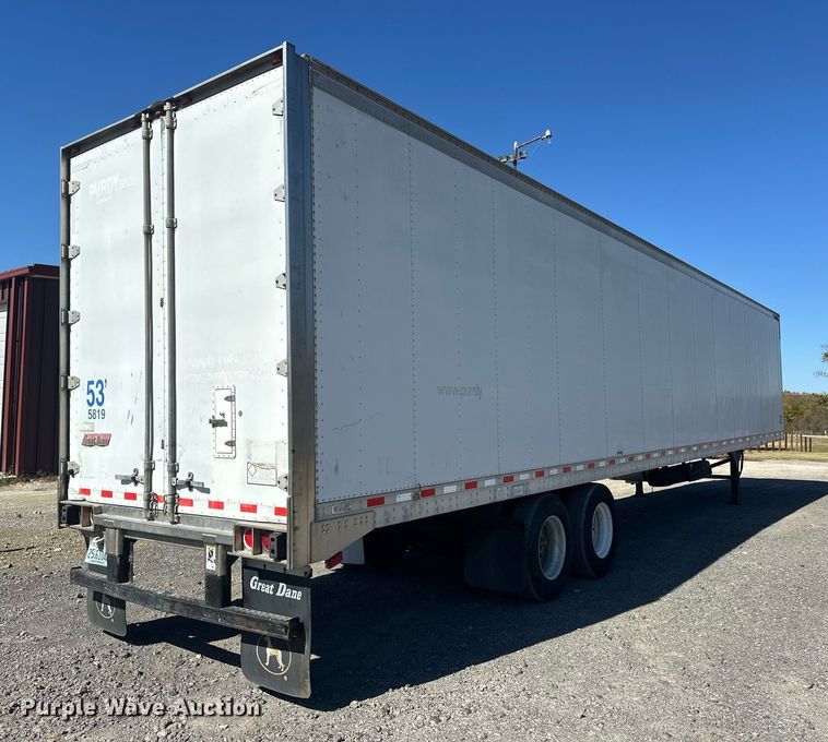 image for item EJ5019 2008 Great Dane refrigerated van trailer