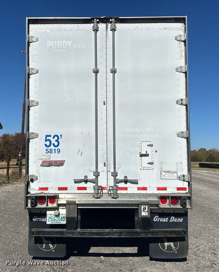 image for item EJ5019 2008 Great Dane refrigerated van trailer