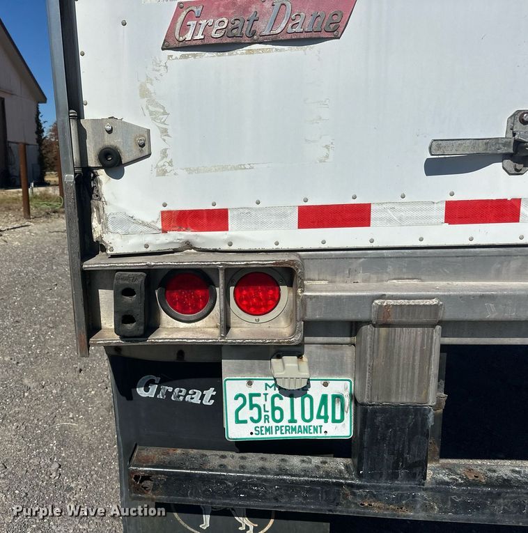 image for item EJ5019 2008 Great Dane refrigerated van trailer