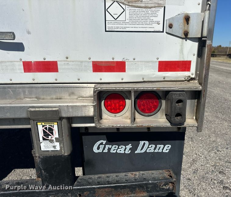 image for item EJ5019 2008 Great Dane refrigerated van trailer