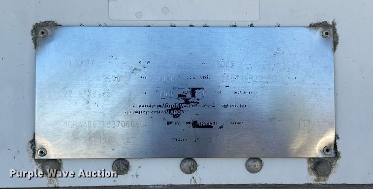 image for item EJ5019 2008 Great Dane refrigerated van trailer