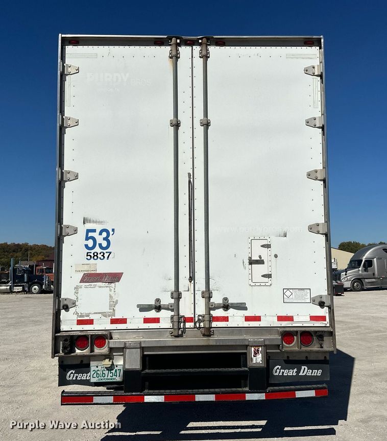 image for item EJ5020 2008 Great Dane refrigerated van trailer