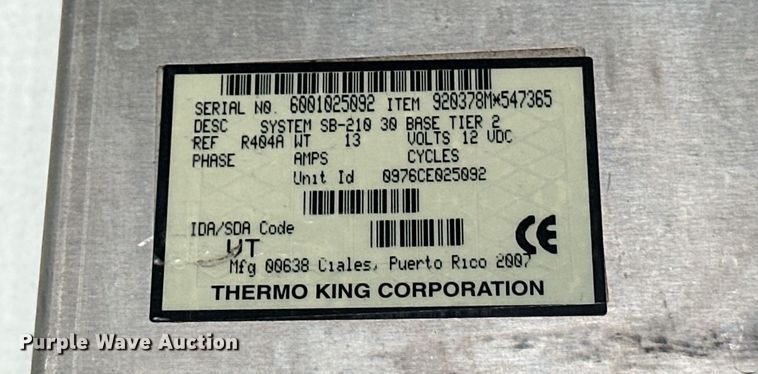 image for item EJ5020 2008 Great Dane refrigerated van trailer