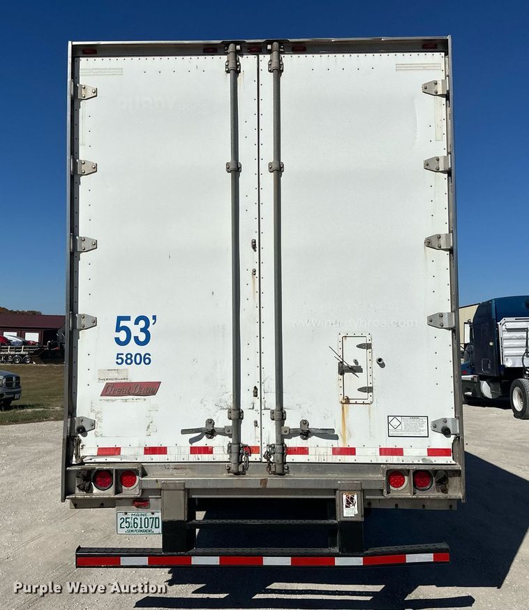 image for item EJ5022 2008 Great Dane refrigerated van trailer