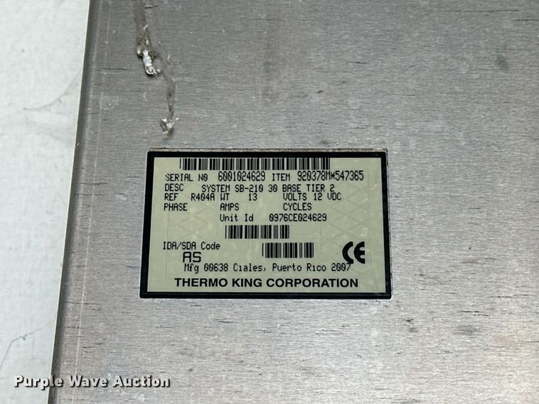 image for item EJ5022 2008 Great Dane refrigerated van trailer