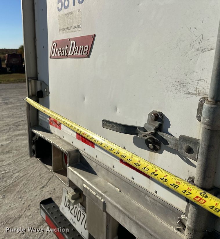 image for item EJ5025 2008 Great Dane refrigerated van trailer