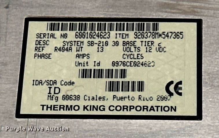 image for item EJ5025 2008 Great Dane refrigerated van trailer