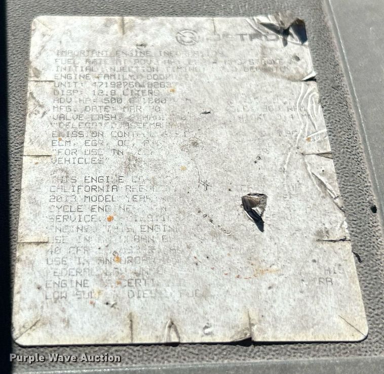 image for item EK3584 2014 Freightliner Cascadia semi truck