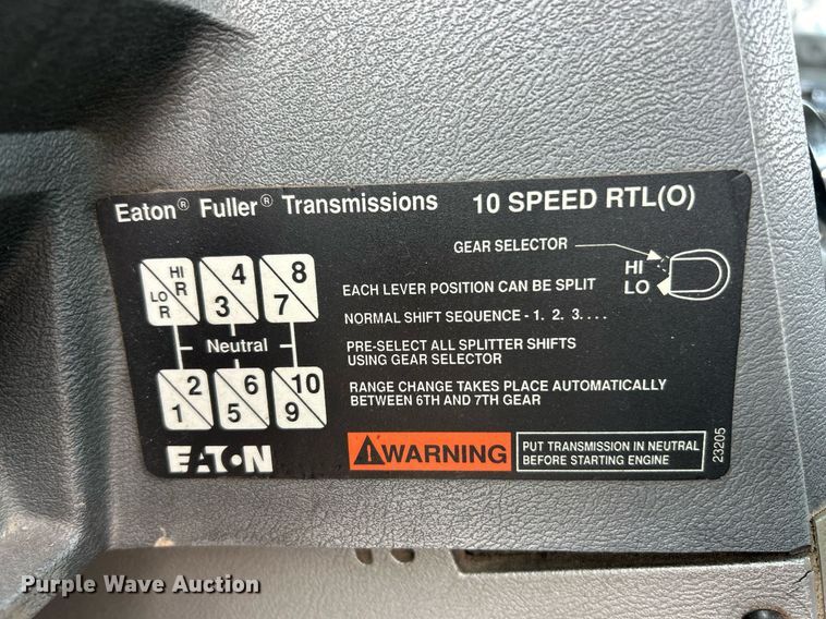 image for item EK3600 1994 Mack CH600 semi truck