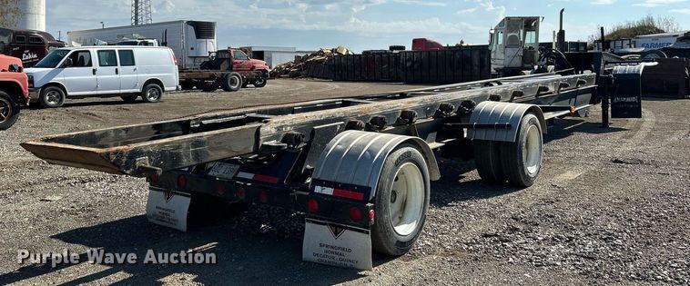 image for item EK3605 1991 Benlee Roll-off TA60DD45 container trailer