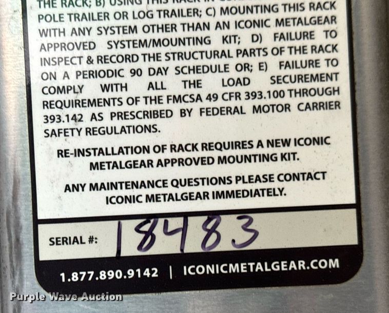 image for item MS9936 Iconic headache rack