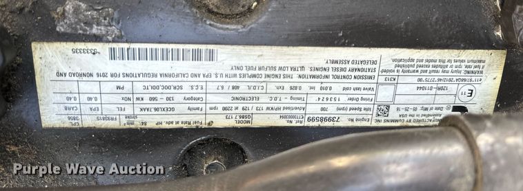 image for item OG9709 2016 Kalmar Ottawa T2 yard truck