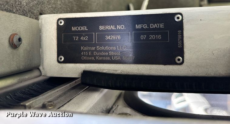 image for item OG9709 2016 Kalmar Ottawa T2 yard truck