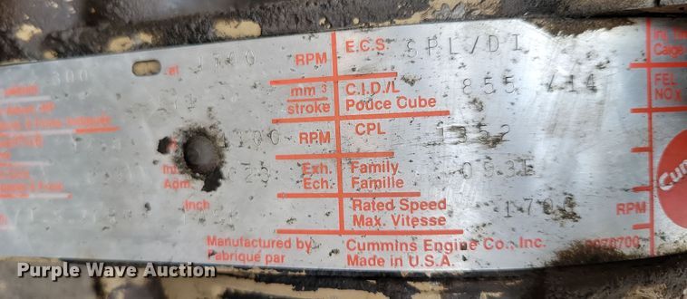 image for item OH9322 1991 International  9400 truck cab and chassis
