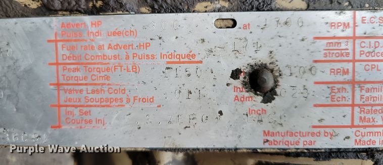 image for item OH9322 1991 International  9400 truck cab and chassis