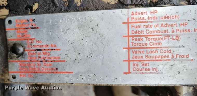 image for item OH9322 1991 International  9400 truck cab and chassis