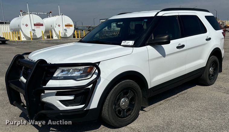 image for item DO1700 2018 Ford Explorer Police Interceptor  SUV