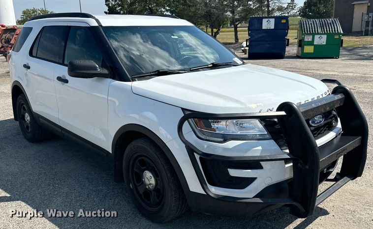 image for item DO1700 2018 Ford Explorer Police Interceptor  SUV