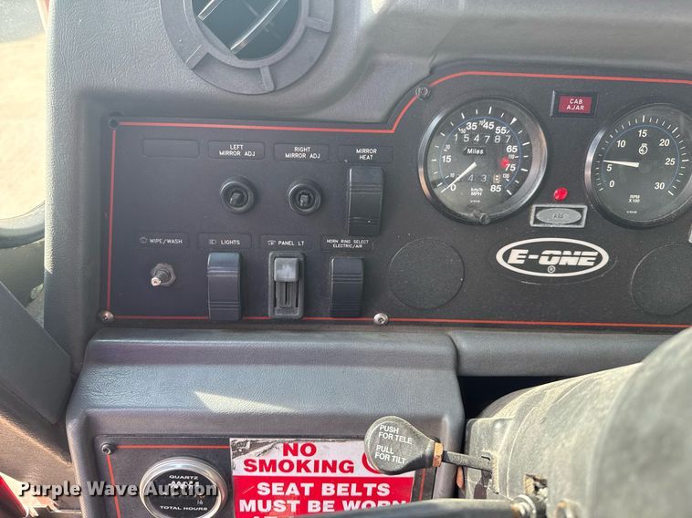 image for item DO7601 1995 Emergency One 1500 pumper fire truck