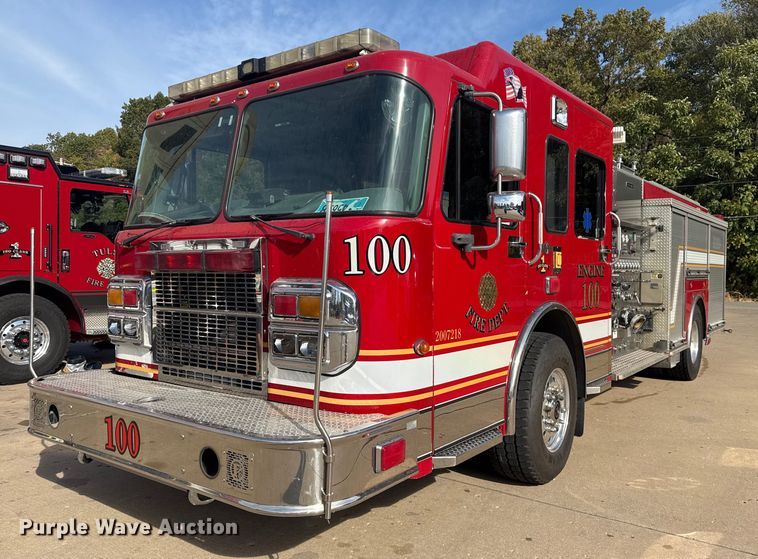 image for item DO7602 2007 Spartan Gladiator pumper fire truck