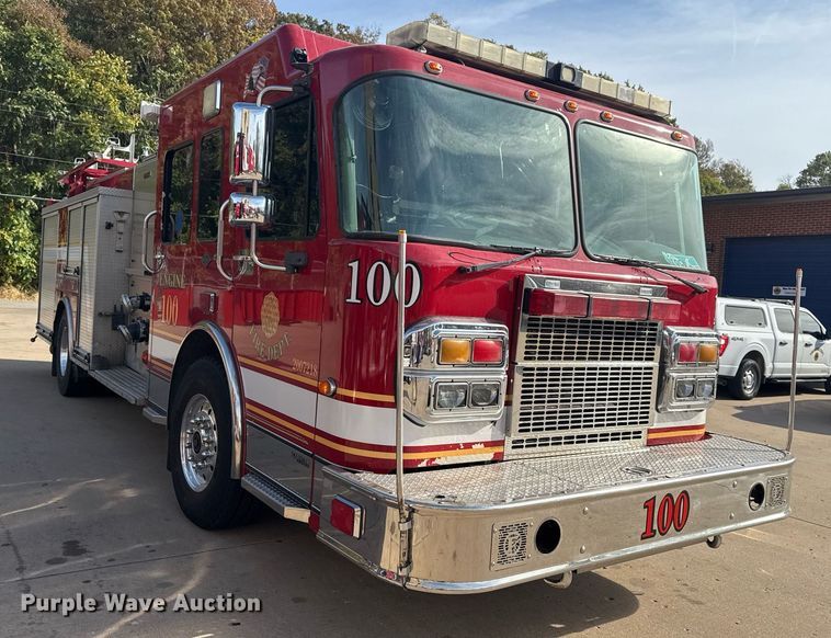 image for item DO7602 2007 Spartan Gladiator pumper fire truck