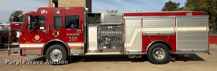 image for item DO7602 2007 Spartan Gladiator pumper fire truck