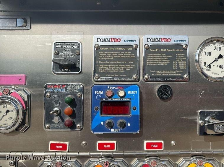 image for item DO7602 2007 Spartan Gladiator pumper fire truck