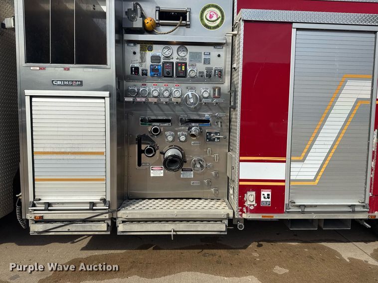 image for item DO7603 2005 Spartan Gladiator Crimson ladder fire truck