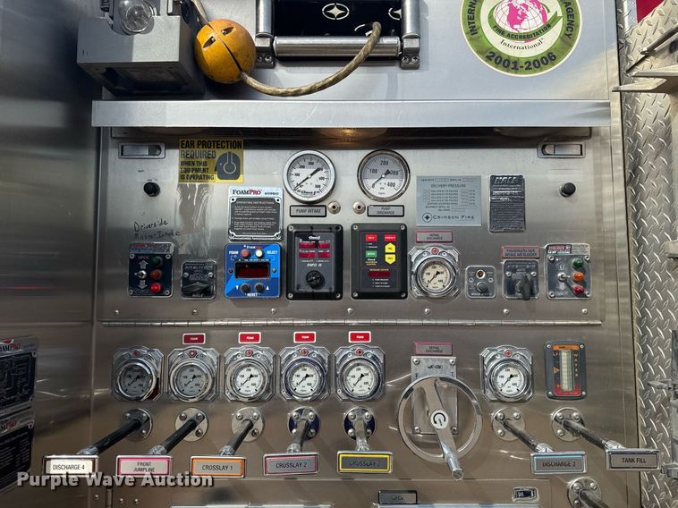 image for item DO7603 2005 Spartan Gladiator Crimson ladder fire truck