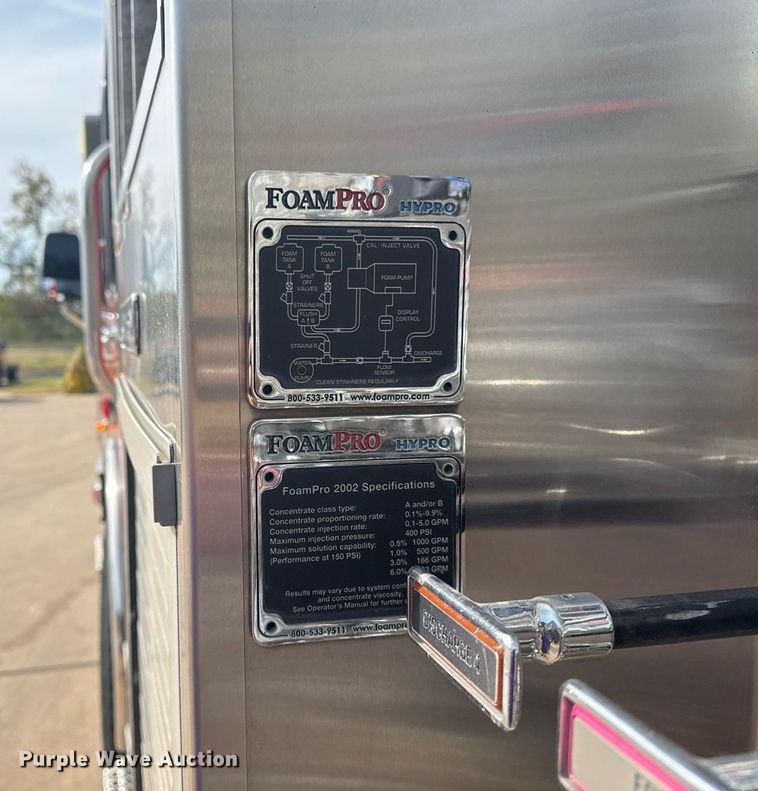 image for item DO7603 2005 Spartan Gladiator Crimson ladder fire truck