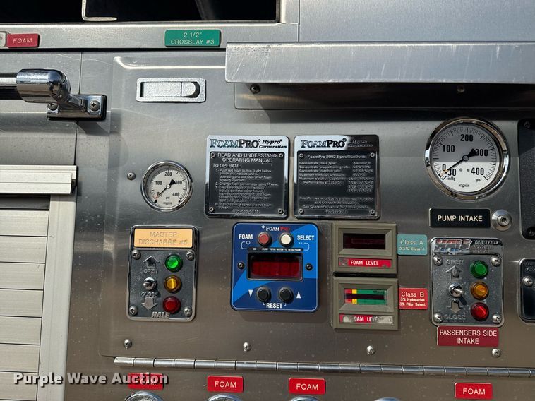 image for item DO7604 2001 Spartan pumper fire truck