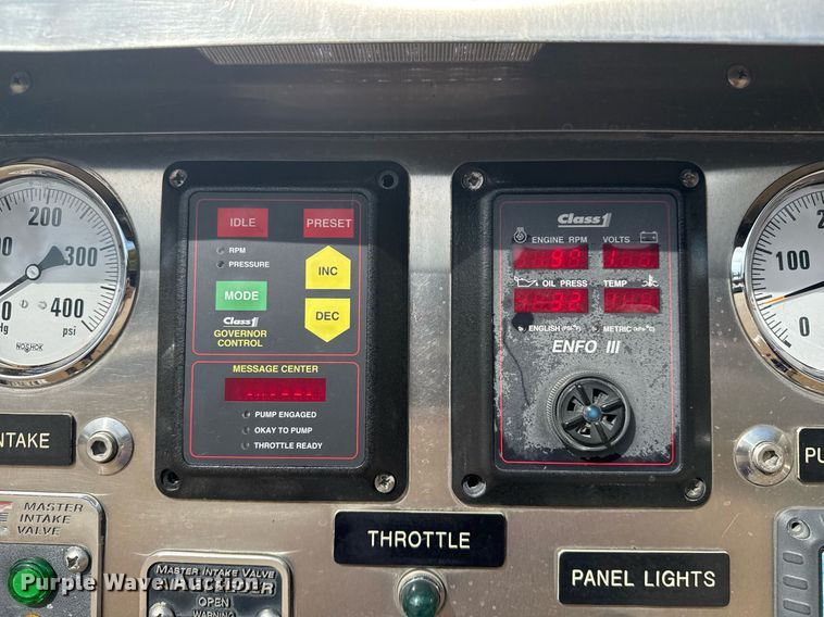 image for item DO7604 2001 Spartan pumper fire truck