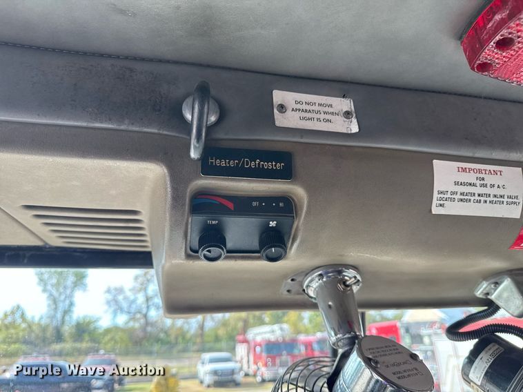 image for item DO7604 2001 Spartan pumper fire truck