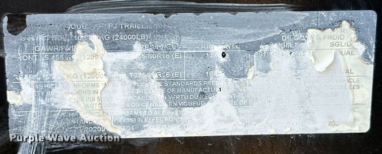 image for item DP5919 2009 PJ dump trailer