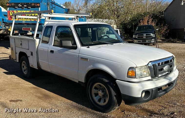 image for item DR2763 2008 Ford Ranger R15S SuperCab utility bed pickup truck