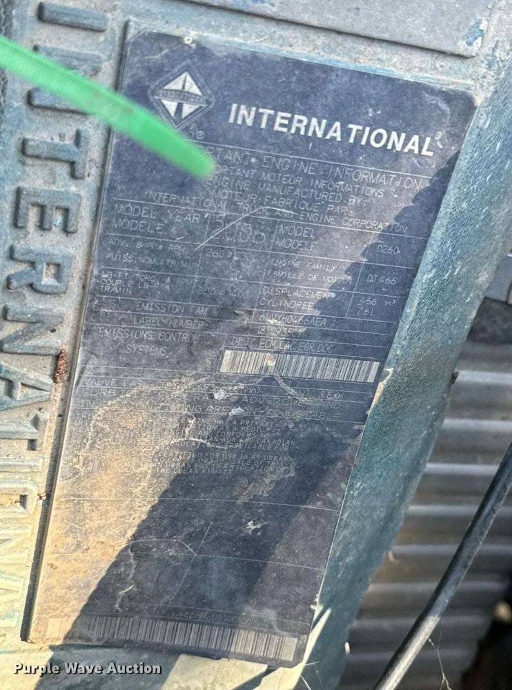 image for item DU3030 2007 International  4400 dump truck