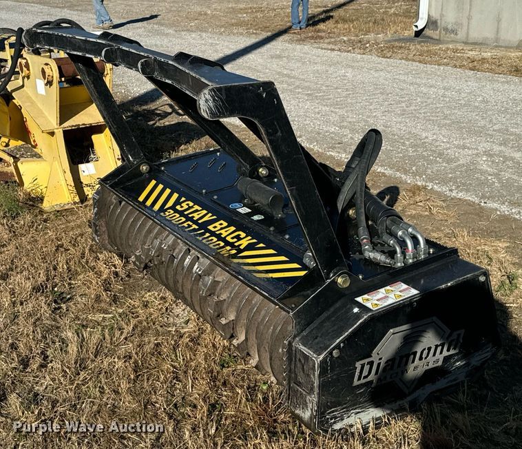 image for item DU9547 Diamond Mowers skid steer mulcher