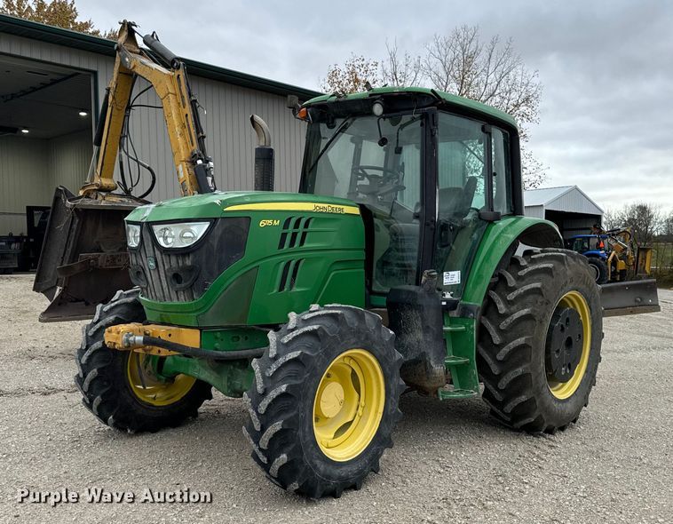 image for item DW2372 2013 John Deere 6115M MFWD tractor