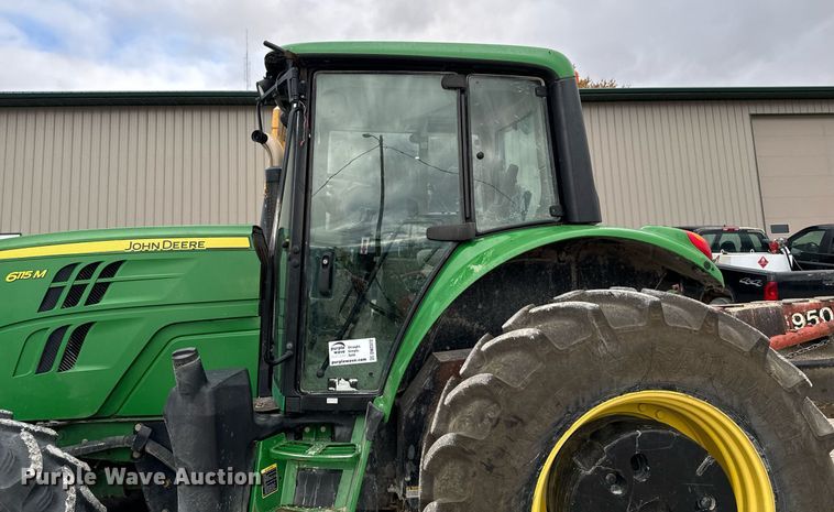image for item DW2372 2013 John Deere 6115M MFWD tractor