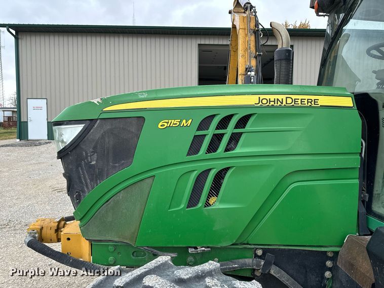 image for item DW2372 2013 John Deere 6115M MFWD tractor