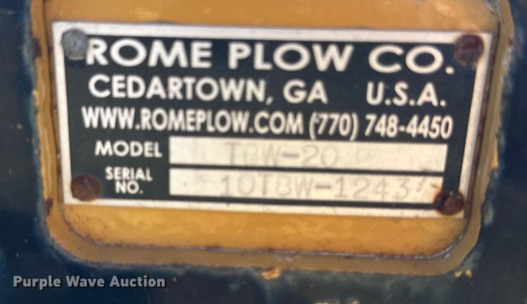 image for item DW2400 Rome TBW-20 off-set disk