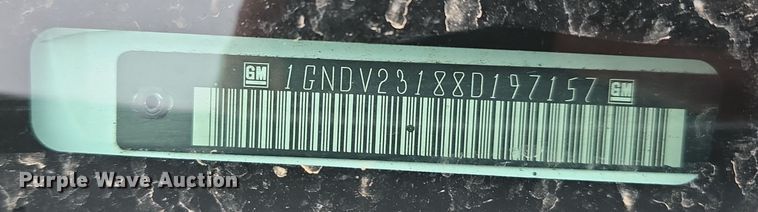 image for item DW3901 2008 Chevrolet Uplander LS van