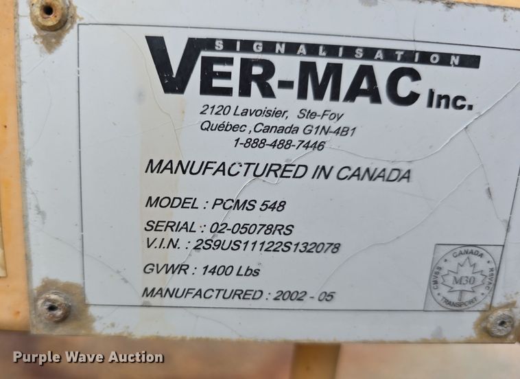 image for item DW3932 (3) Ver-Mac message board trailers