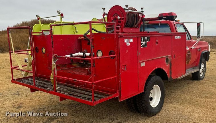image for item DX3737 1985 Chevrolet K30 brush fire truck