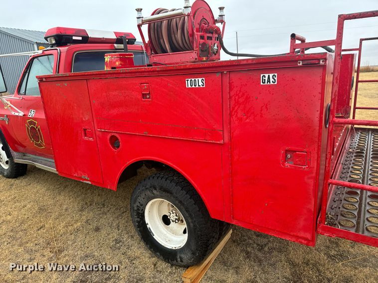image for item DX3737 1985 Chevrolet K30 brush fire truck